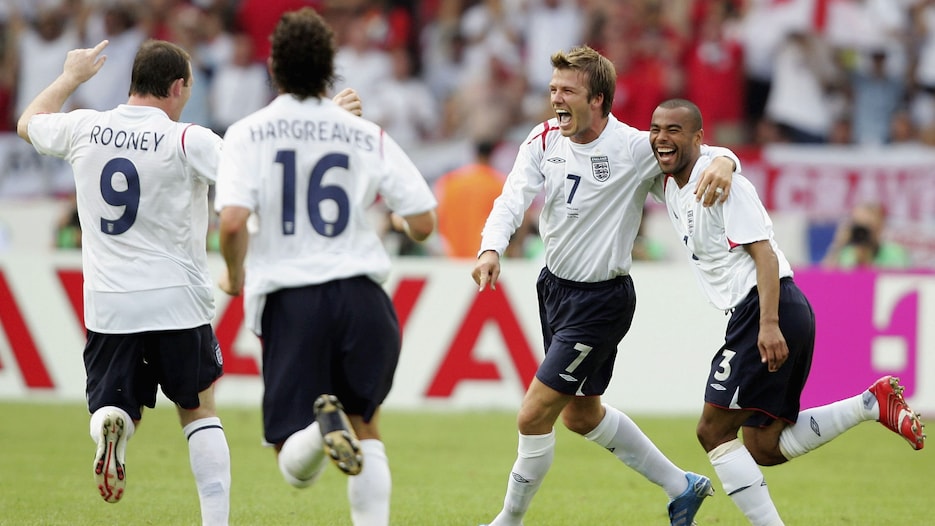 Il gol di David Beckham al 60° | Inghilterra-Ecuador | Coppa del Mondo Germania 2006
