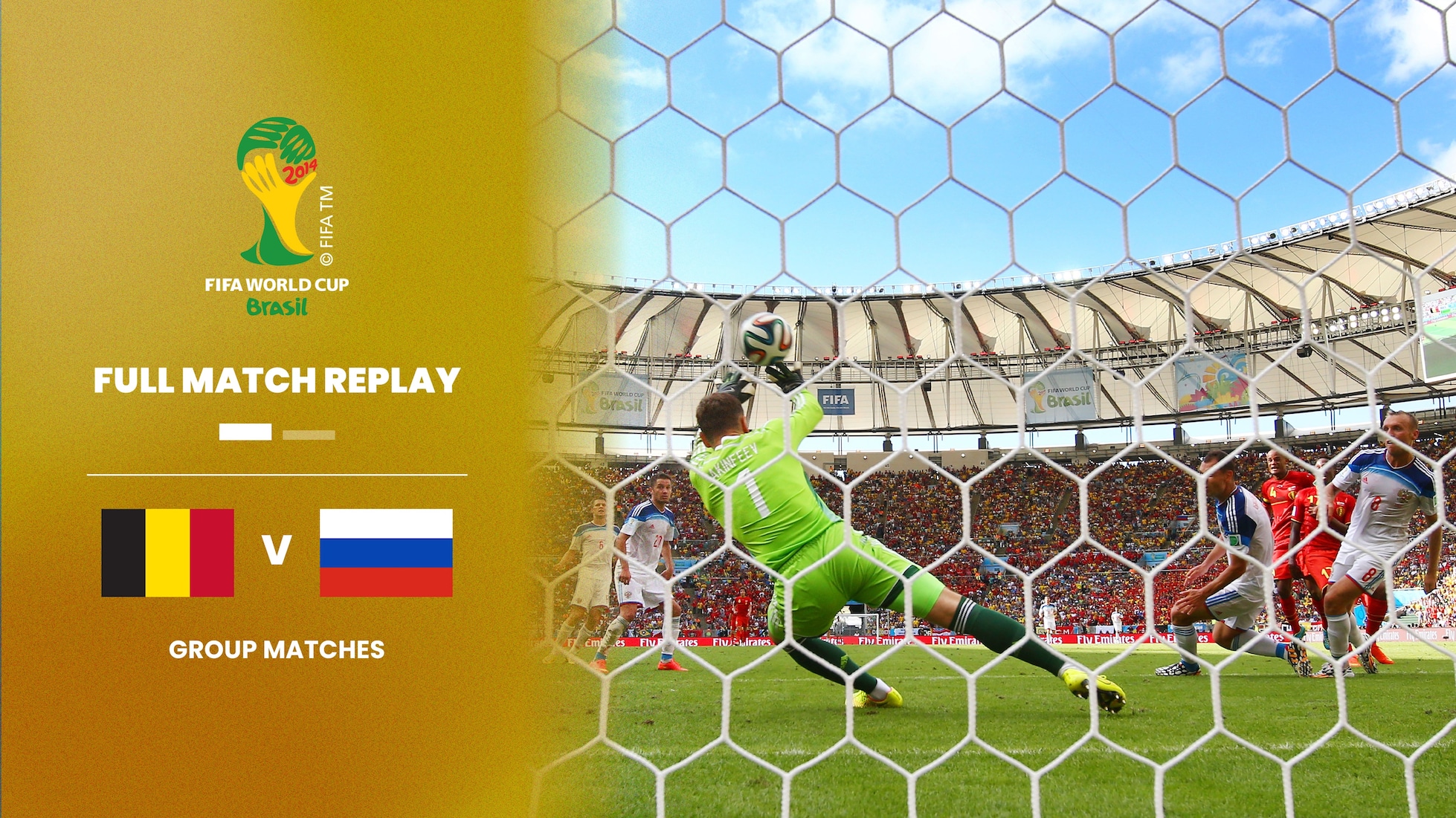 Bélgica x Rússia | Grupo H | Copa do Mundo da FIFA Brasil 2014™ | Jogo completo