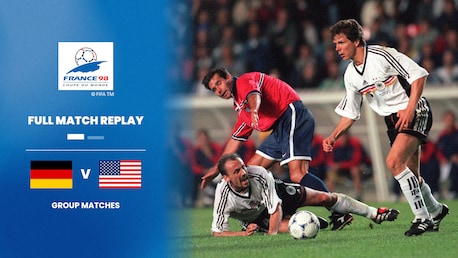 Alemania vs EE. UU. | Grupo F | Copa Mundial de la FIFA Francia 1998™ | Partido Completo