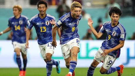 Il gol di Ritsu Doan al 48' | Giappone - Spagna | Coppa del Mondo FIFA Qatar 2022