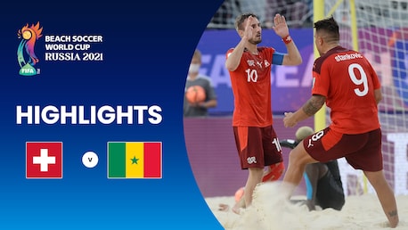 Suíça x Senegal | Disputa pelo Terceiro Lugar | Copa do Mundo FIFA de Futebol de Areia de 2021, na Rússia | Melhores Momentos
