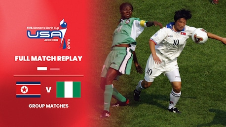 Nigeria vs RPD de Corea | Grupo A | Copa Mundial del Fútbol Femenino de la FIFA EE. UU. 2003™ | Partido Completo