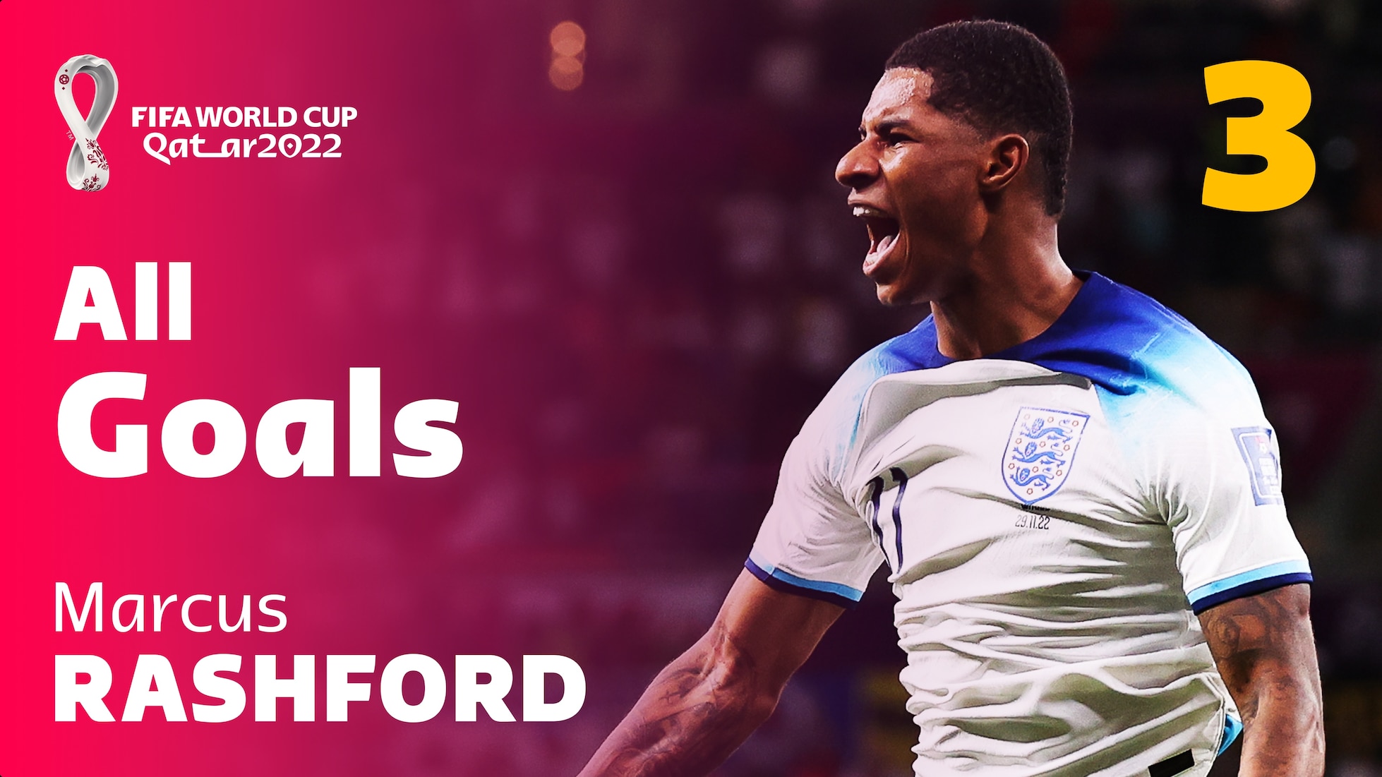 Marcus Rashford | Tous les buts | Coupe du Monde de la FIFA, Qatar 2022™
