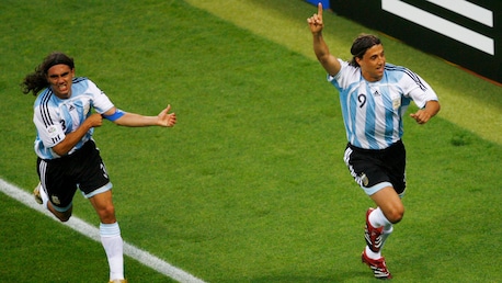 Hernán Crespo Goal 10' | Argentina vs Mexico | 2006 FIFA World Cup Germany™
