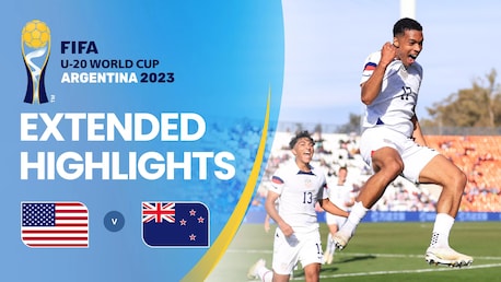 EEUU vs Nueva Zelanda | Octavos de final | Copa Mundial Sub-20 de la FIFA Argentina 2023™ | Highlights Extendidos