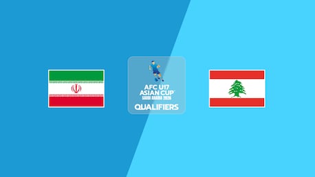 IR Iran v Lebanon | Group D | AFC U17 Asian Cup 2026 Qualifiers