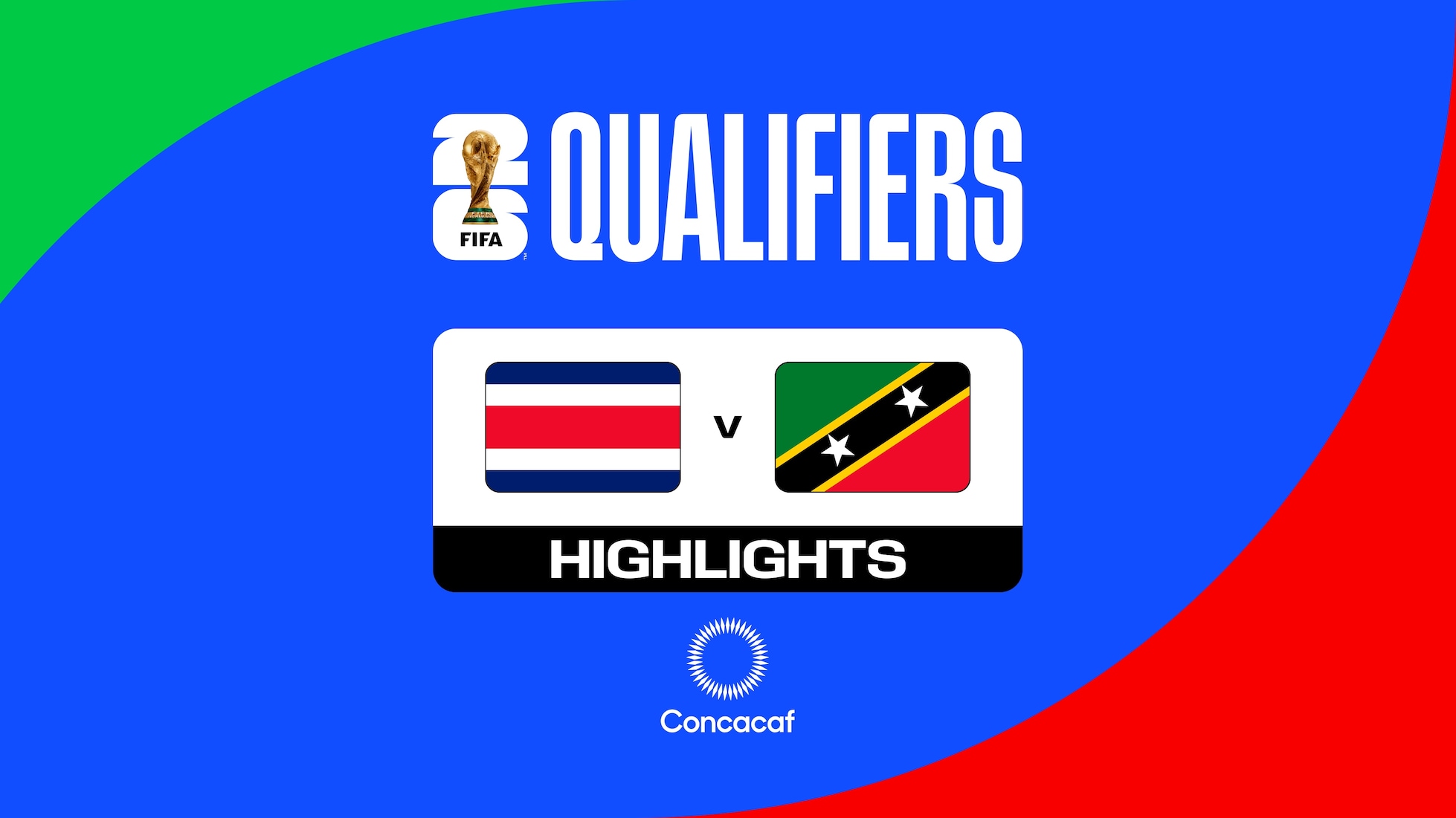Costa Rica v Saint Kitts and Nevis | Group B | Concacaf Qualifiers Second Round | FIFA World Cup 26™ | Highlights