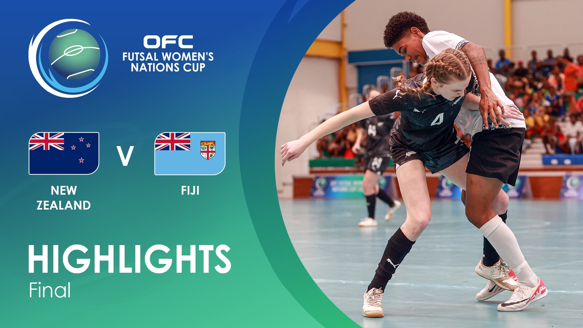 New Zealand v Fiji | Final | OFC Futsal Women's Nations Cup | Highlights