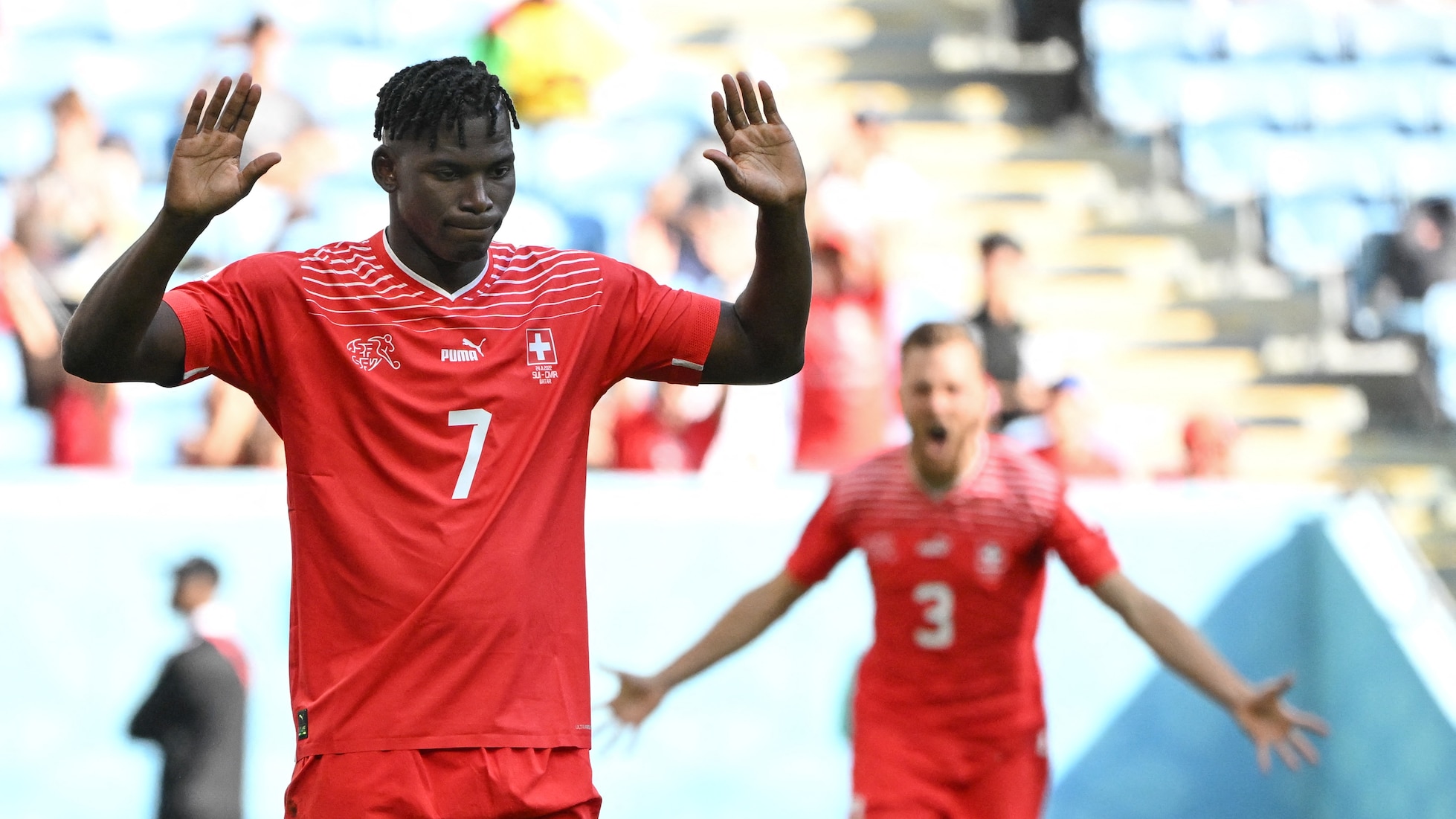 Le but de Breel Embolo 48' | Suisse - Cameroun | Coupe du Monde de la FIFA, Qatar 2022™