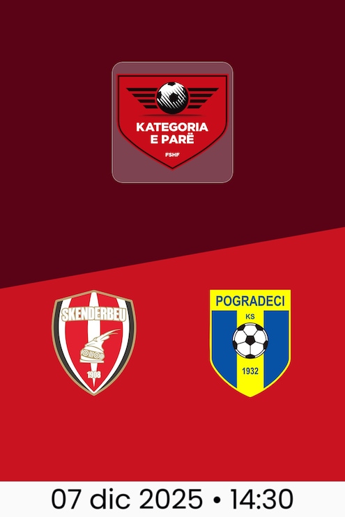 Skënderbeu Coriza - Pogradeci | Kategoria e Parë 2025/26