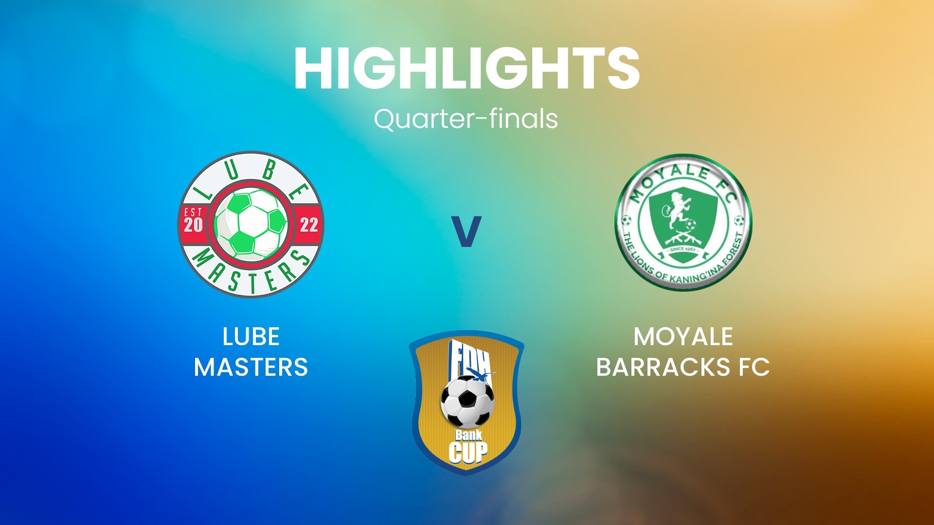 Lube Masters - Moyale Barracks | Quarts de finale | FDH Bank Cup | Malawi | Résumé vidéo