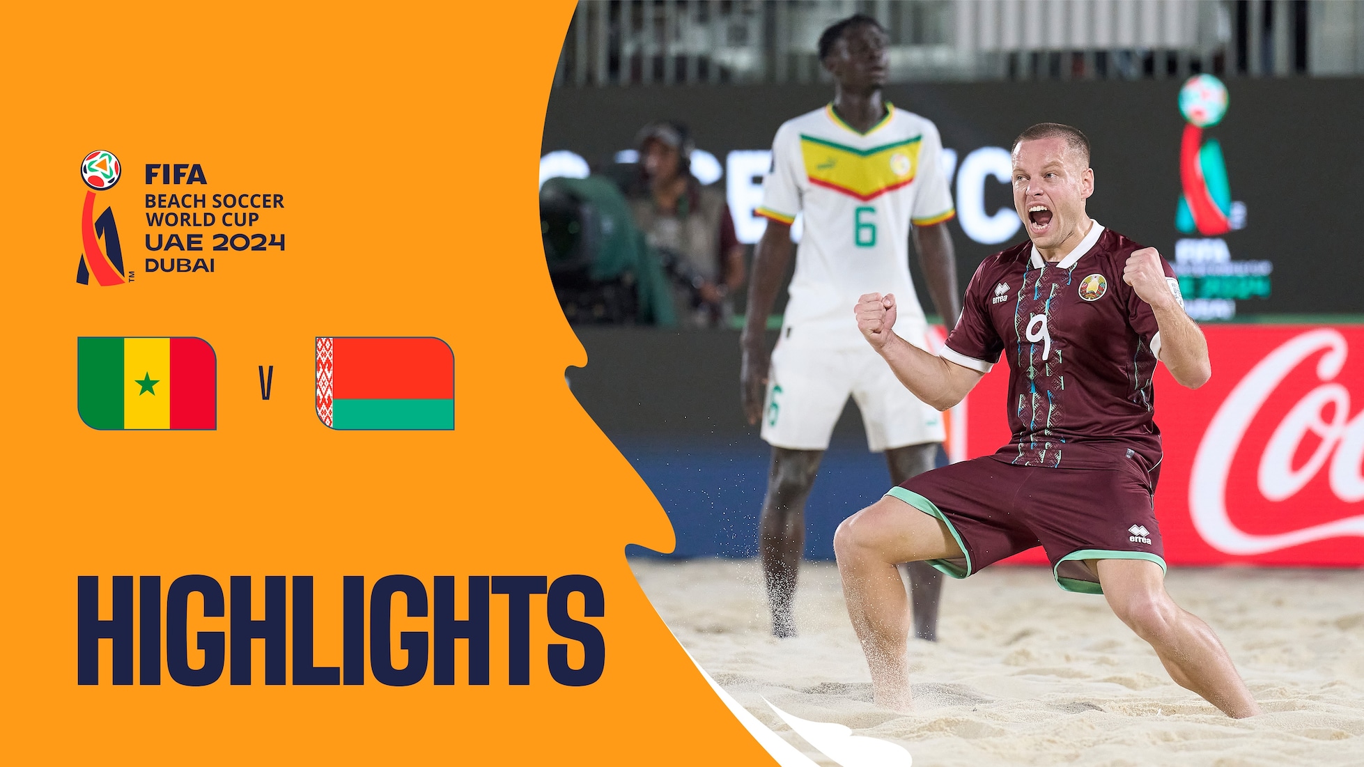 Senegal v Belarus | Group C | FIFA Beach Soccer World Cup UAE 2024 Dubai™ | Highlights