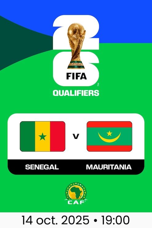 Sénégal - Mauritanie | Qualifications de la CAF pour la Coupe du Monde de la FIFA 26™