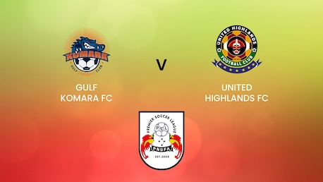 Gulf Komara FC - United Highlands FC | Premier Soccer League | Papua New Guinea