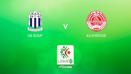 US Souf vs AS Khroub | Ligue 2 2024/25 | Argelia | Partido Completo