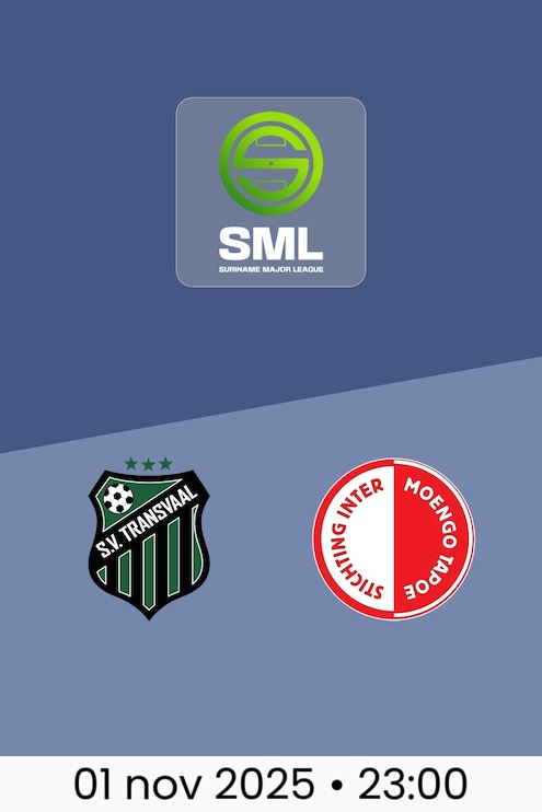 Transvaal - Inter Moengo Tapoe | Suriname Major League 2025/26