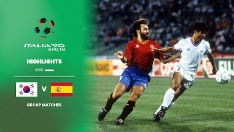 Corea del Sud - Spagna | Gruppo E | Coppa del mondo FIFA Italia 1990 | Highlights