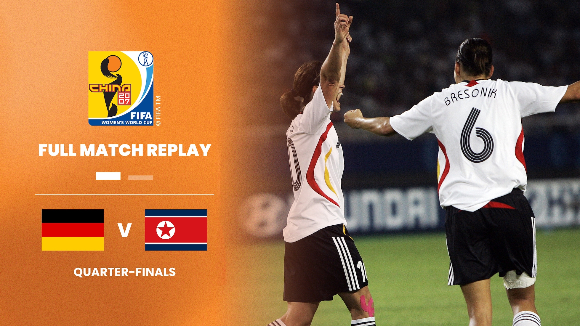 Deutschland - DVR Korea | Viertelfinale | FIFA Frauen-Weltmeisterschaft China 2007™ | Spiel in voller Länge