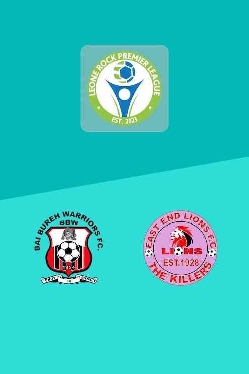 Bai Bureh Warriors FC x East End Lions FC | Leone Rock Premier League 2024/25 | Jogo completo