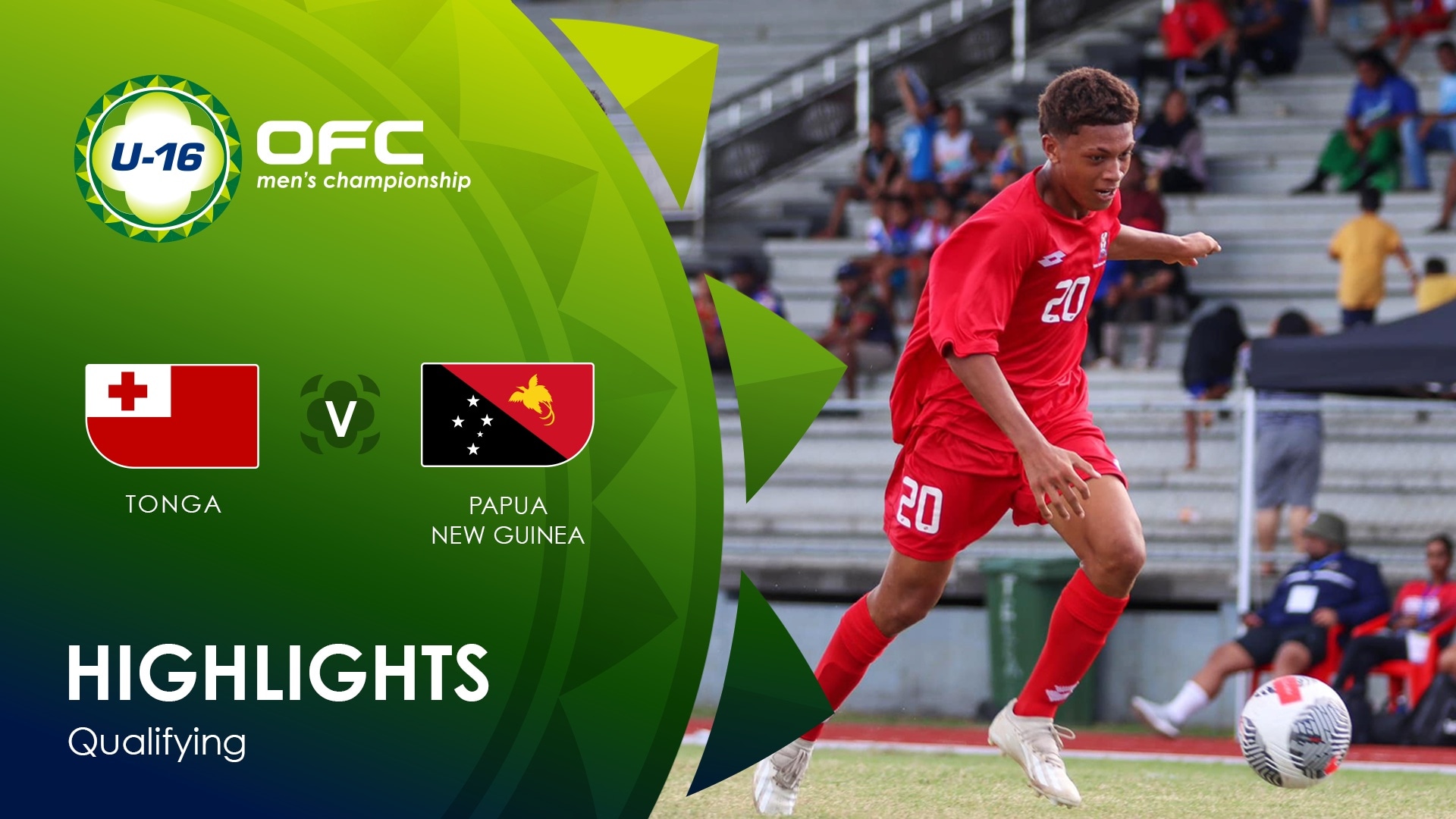 Tonga v Papua New Guinea | OFC U-16 Men's Championship Qualifying | Highlights