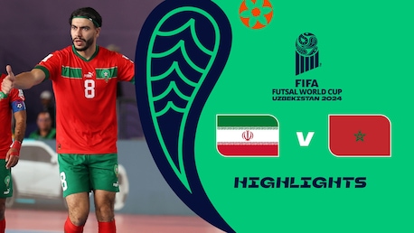 RI de Irán vs Marruecos | Octavos de final | Copa Mundial de Futsal de la FIFA Uzbekistán 2024™ | Highlights