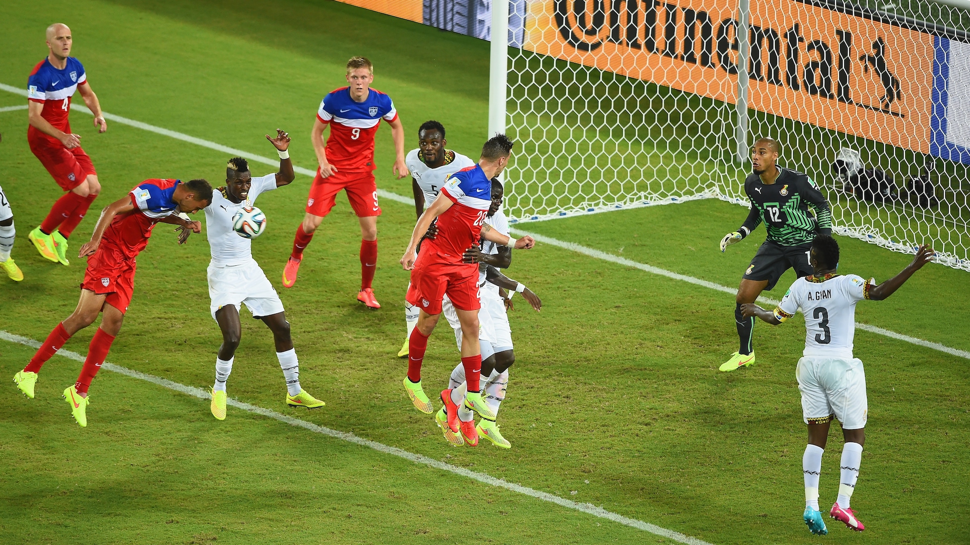 John Brooks Goal 85' | Ghana v USA | 2014 FIFA World Cup Brazil™