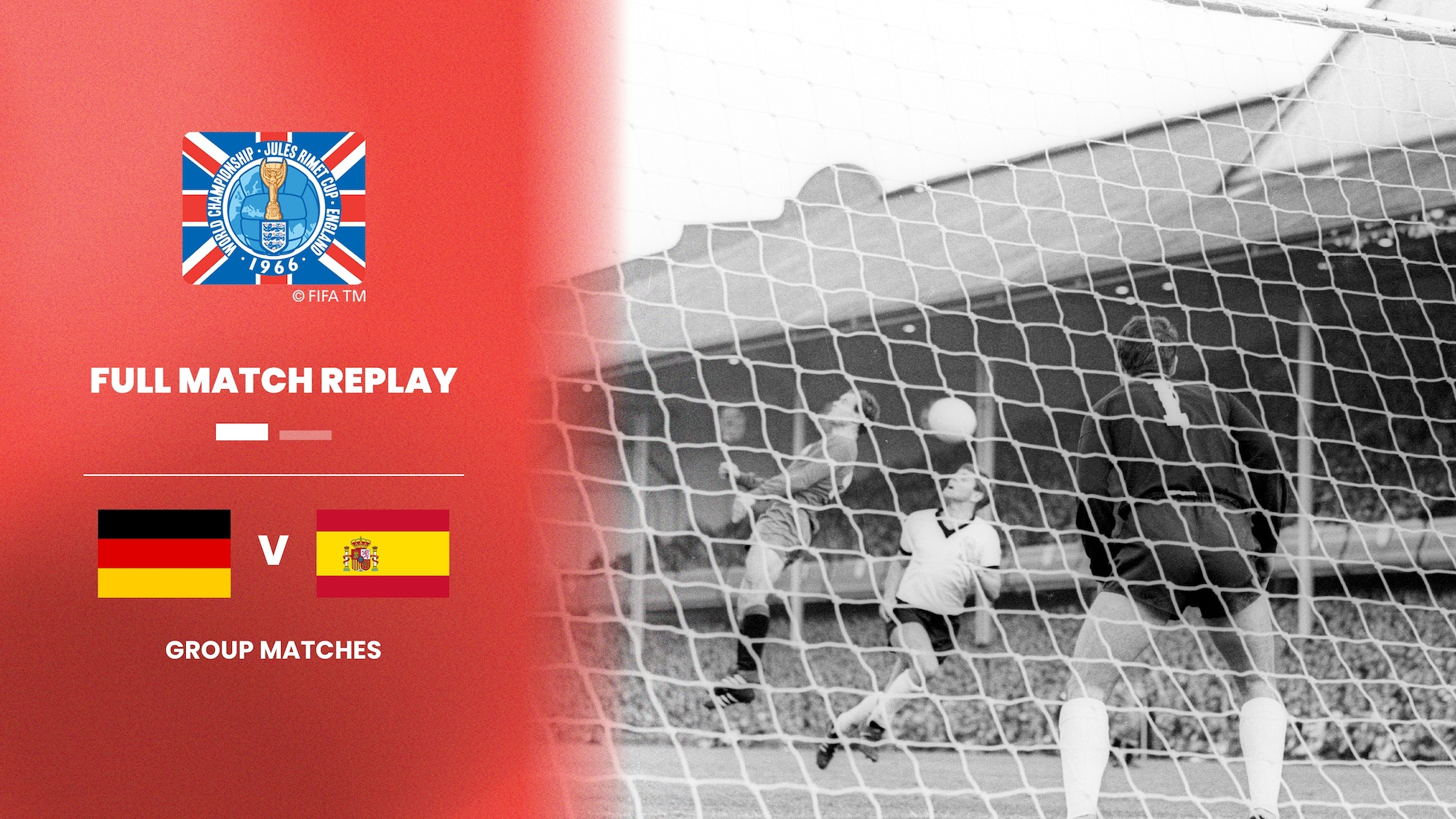 Bundesrepublik Deutschland - Spanien | Gruppe 2 | FIFA Fussball-Weltmeisterschaft England 1966™ | Spiel in voller Länge