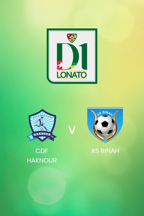 CDF Haknour - AS Binah | Championnat de Première Division D1 2024/25 | Spiel in voller Länge