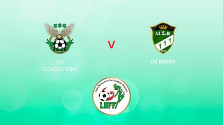 CS Constantine vs US Biskra | Championnat National D1 2024/25 | Argelia | Partido completo
