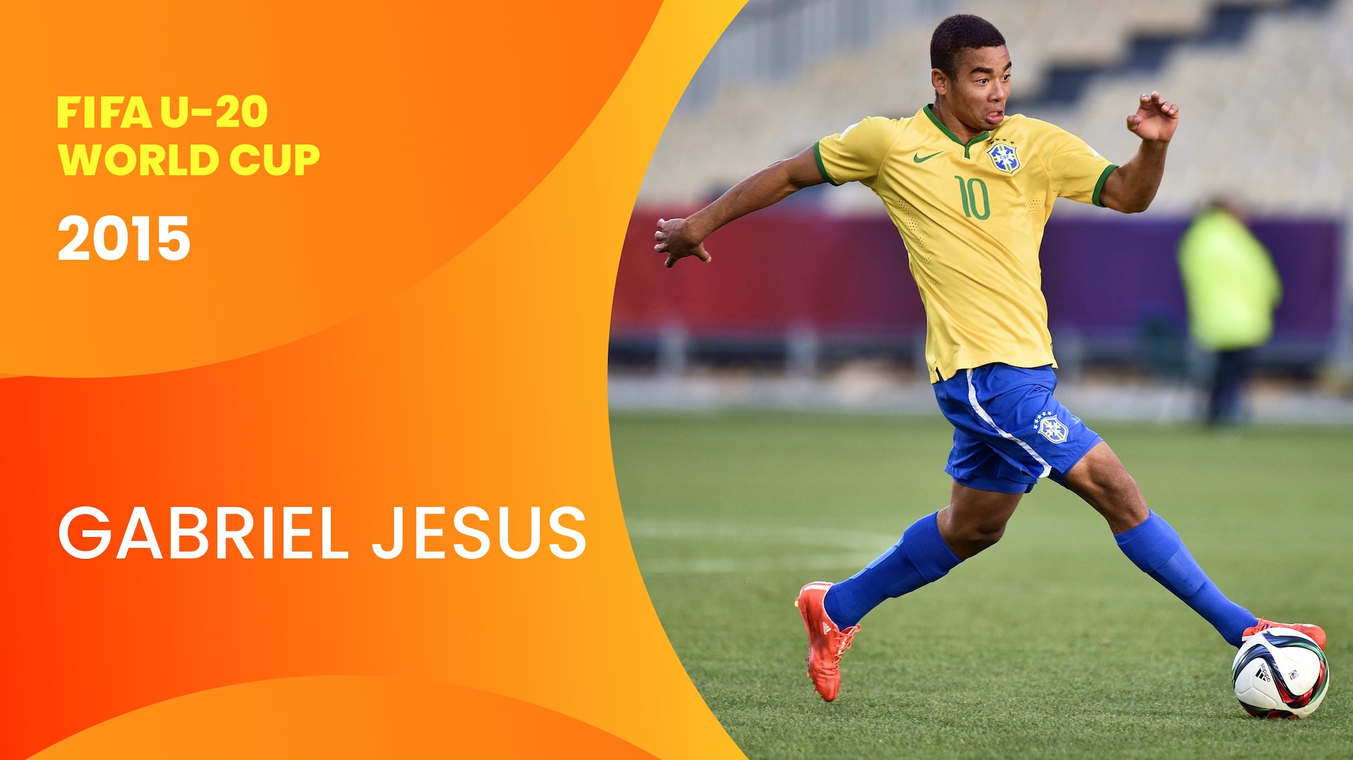 Gabriel Jesus aos 18 | Copa do Mundo FIFA Sub-20 de 2015, na Nova Zelândia