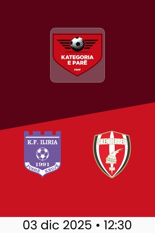 KF Iliria - Skënderbeu Coriza | Kategoria e Parë 2025/26