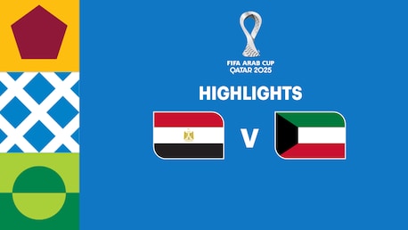 Égypte - Koweït | Groupe C | Coupe arabe de la FIFA, Qatar 2025™ | Résumé vidéo