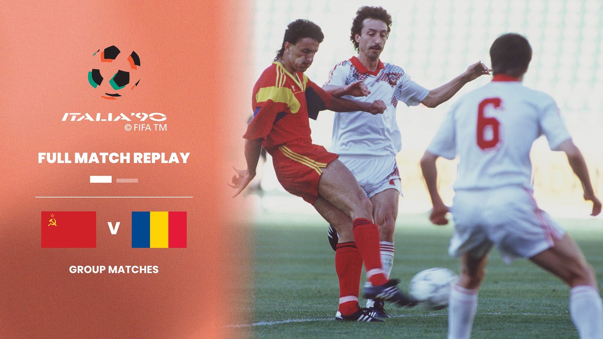 União Soviética x Romênia | Grupo B | Copa do Mundo da FIFA Itália 1990 | Jogo completo
