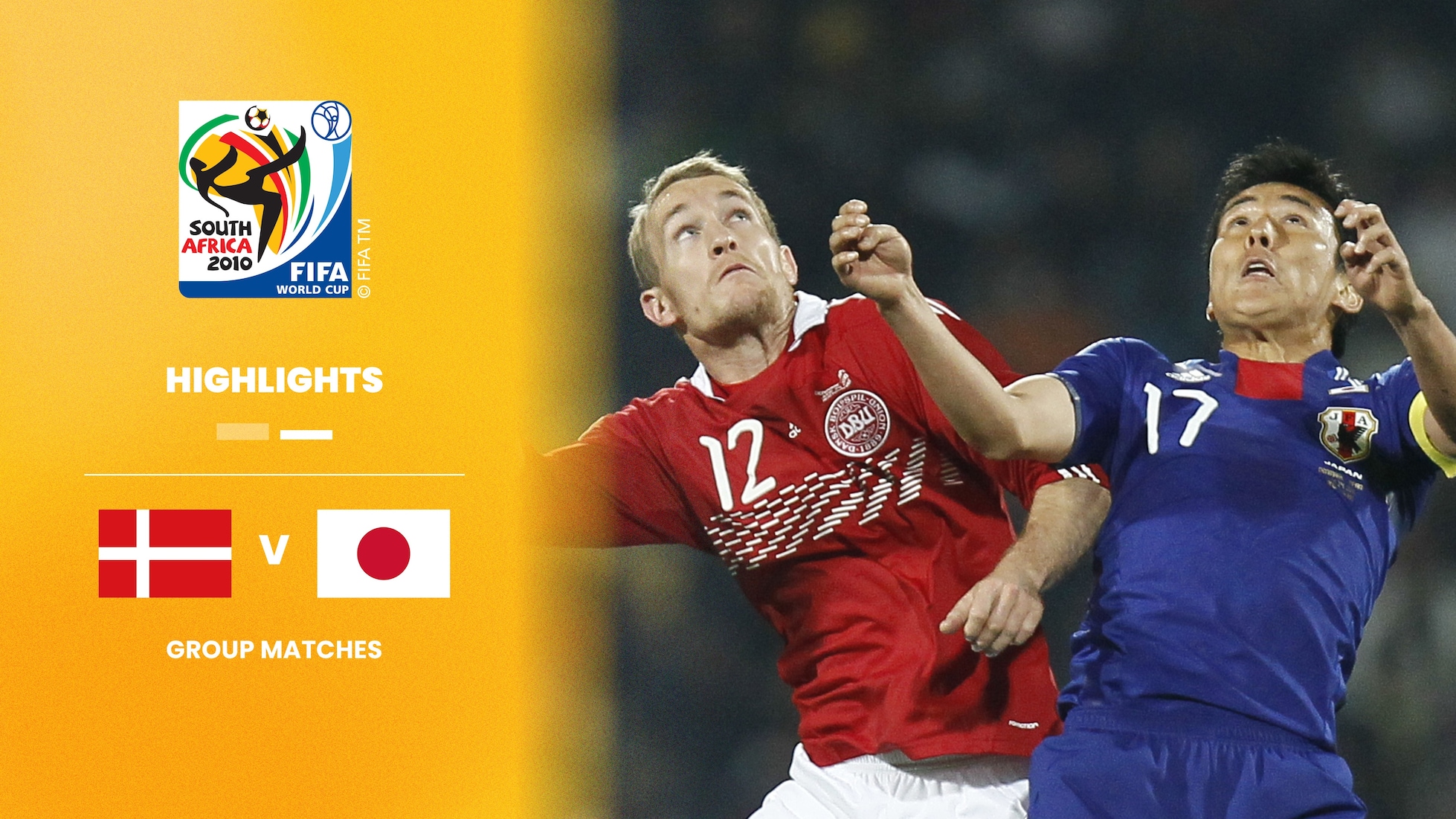 Dinamarca vs Japón | Grupo E | Copa Mundial de la FIFA Sudáfrica 2010™ | Highlights