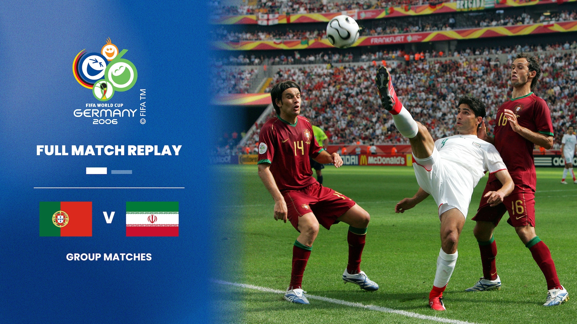 Portugal - RI Iran | Groupe D | Coupe du Monde de la FIFA, Allemagne 2006™ | Match complet