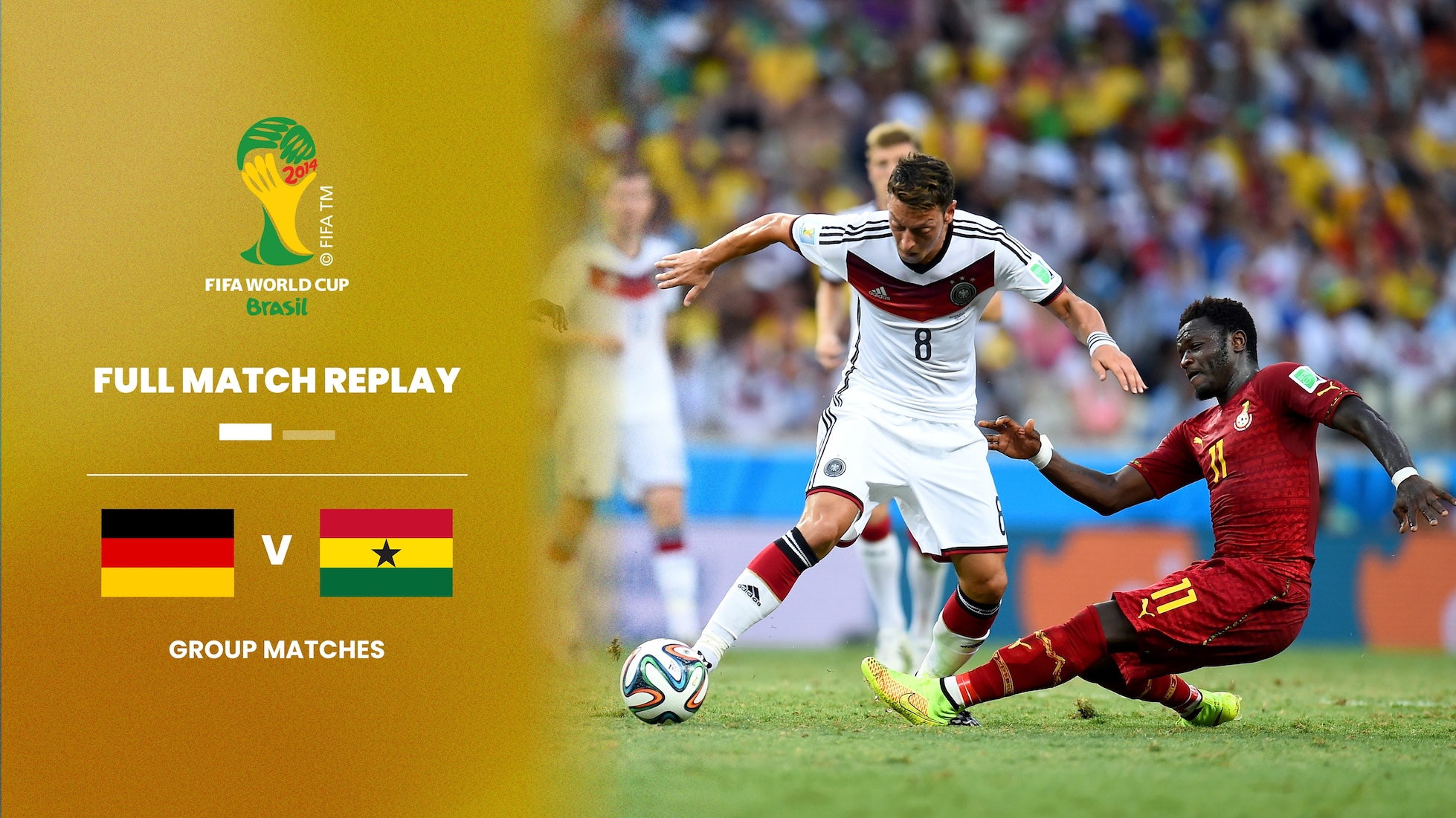 Deutschland - Ghana | Gruppe G | FIFA Fussball-Weltmeisterschaft Brasilien 2014™ | Spiel in voller Länge