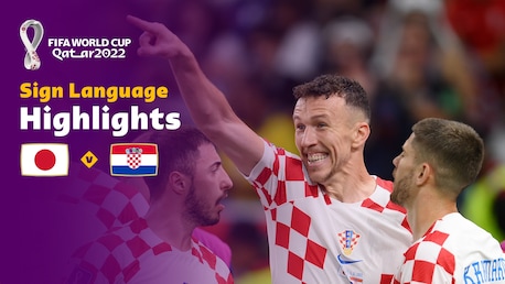 Japan - Kroatien | Achtelfinale | FIFA Fussball-Weltmeisterschaft Katar 2022™ | Highlights (Gebärdensprache)