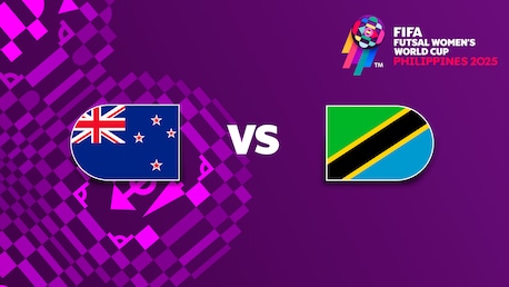 Neuseeland - Tansania | Gruppe C | FIFA Futsal-Frauen-Weltmeisterschaft Philippinen 2025™