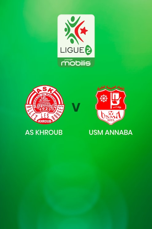 AS Khroub x USM Annaba | Ligue 2 | Argélia | Jogo Completo
