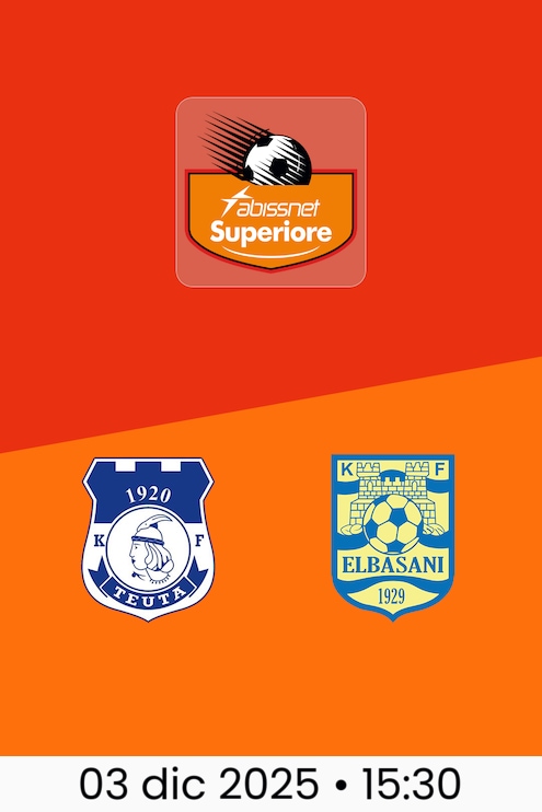 Teuta Durrës vs AF Elbasani | Kategoria Superiore 2025/26