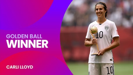 Carli Lloyd | Golden Ball Award | Coppa del Mondo Femminile FIFA, Canada 2015