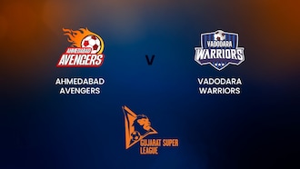 Ahmedabad Avengers vs Vadodara Warriors | Gujarat Super League | Partido completo