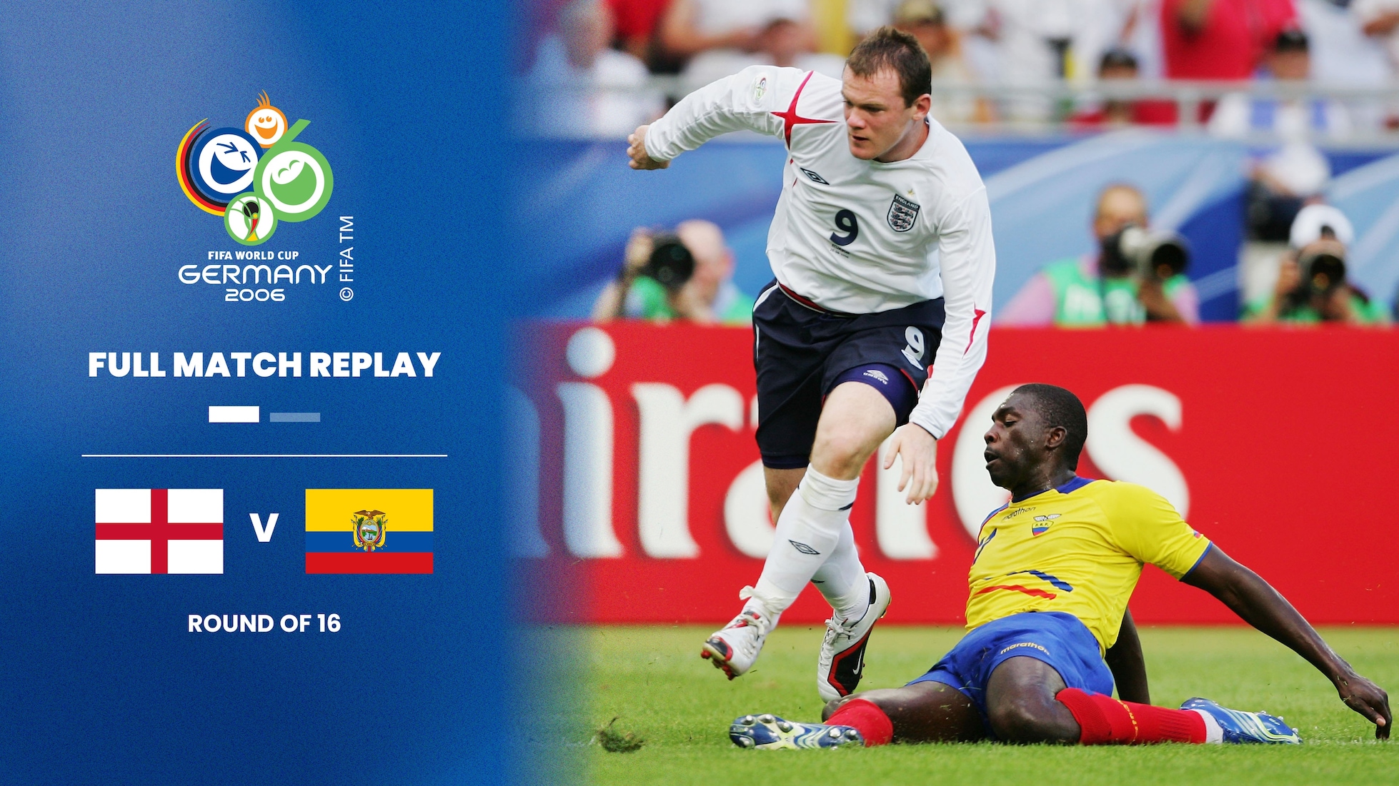 Angleterre - Équateur | Huitièmes de finale | Coupe du Monde de la FIFA, Allemagne 2006™ | Match complet