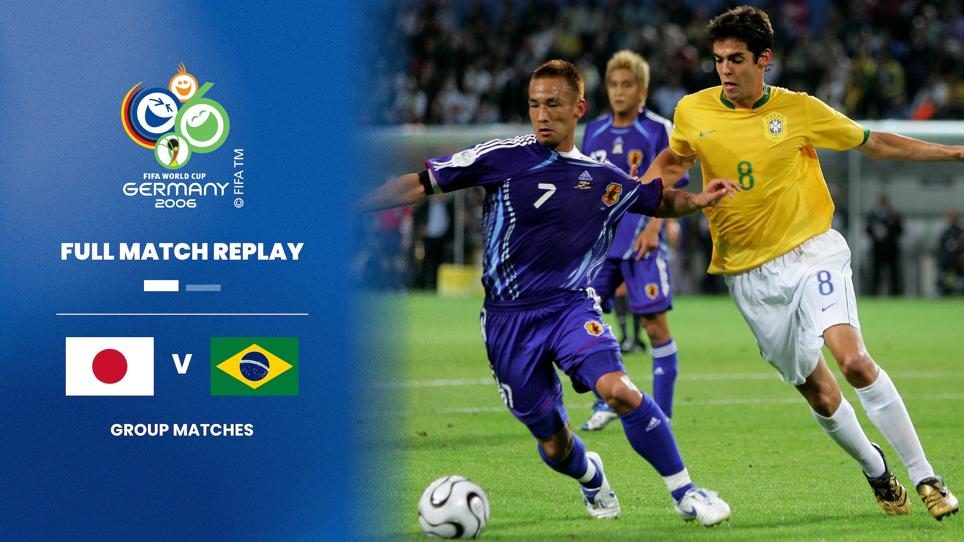 Japón vs Brasil | Grupo F | Copa Mundial de la FIFA Alemania 2006™ | Partido Completo