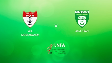 WA Mostaganem x ASM Oran | Ligue 2 2024/25 | Argélia | Jogo completo