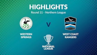 Western Springs v West Coast Rangers | Round 11 | Northern League | Men's National League Regional Phase | Highlights