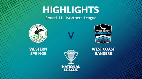 Western Springs v West Coast Rangers | Round 11 | Northern League | Men's National League Regional Phase | Highlights