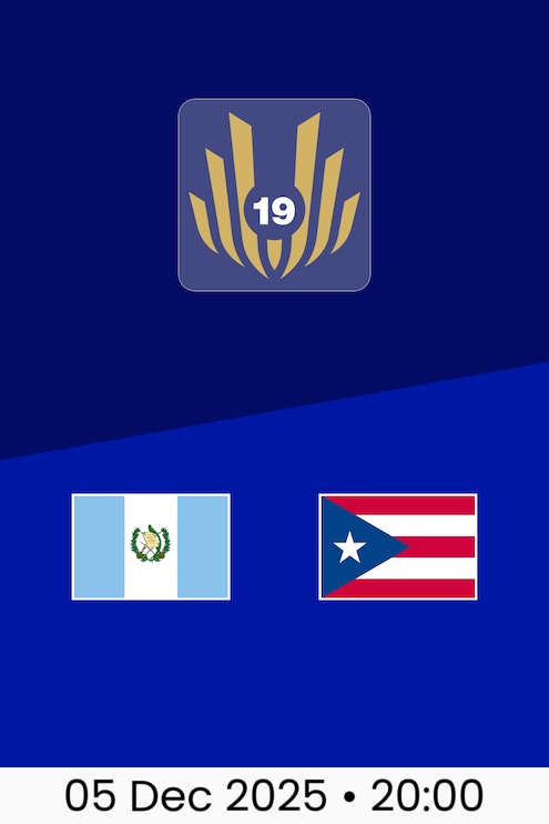 Guatemala v Puerto Rico | UNCAF FIFA Forward U-19 Tournament 2025