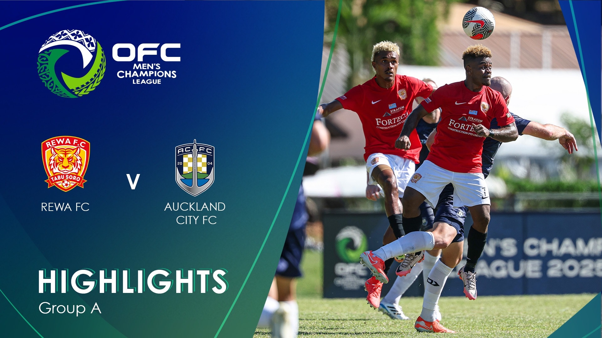 Rewa vs Auckland City | Fase de grupos | Liga de Campeones Masculina de la OFC 2025 | Highlights