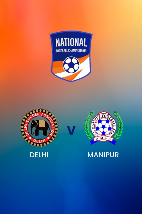 Delhi vs Manipur | Grupo B | Santosh Trophy | Partido completo